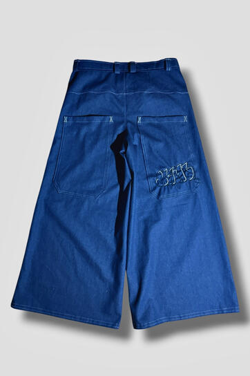 OKNHA PANTS 03/25. RAW 12OZ BLUE DENIM. 1/8