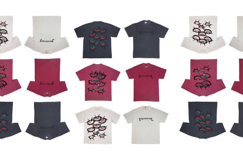 PSYCHOSOCIAL MAINLINE 05/25. SHAKA WEAR BLANKS WITH STANDARD INK SCREEN PRINT. 1/6